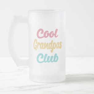 Coola Grandpas Klubb II Frostat Ölglas