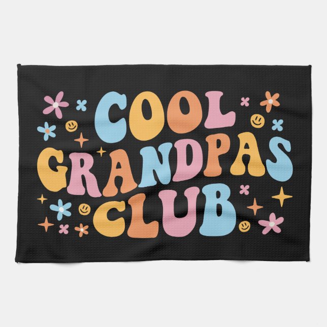 Coola Grandpas Klubb III Kökshandduk (Horisontell)