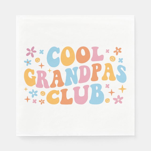 Coola Grandpas Klubb III Pappersservett (Framsidan)