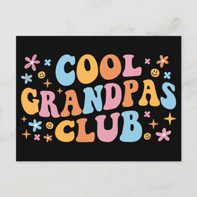Coola Grandpas Klubb III Vykort (Framsida)