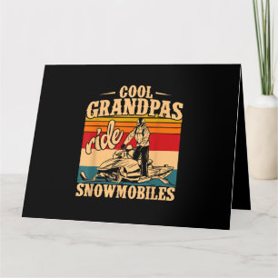 Coola Grandpas rides SnowMobes Snowmobile Snowmob Kort