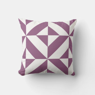 Coola Grape Geometric Deco Cube Mönster Kudde