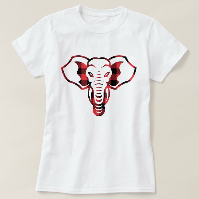 Coola Graphic Red Play Elephant T Shirt (Design framsida)