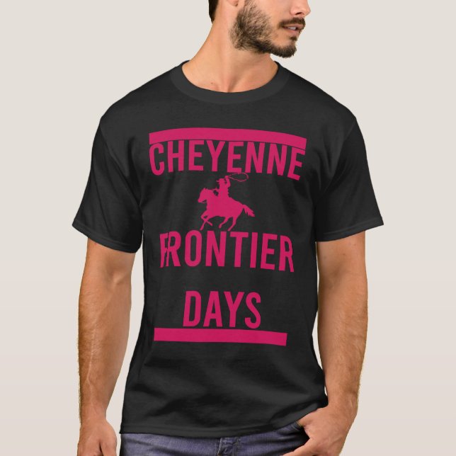 Coola Graphic Tees Cheyenne Frontier Days T Shirt (Framsida)