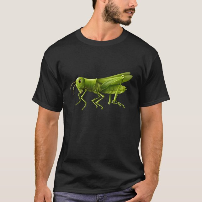 Coola Grasoper Nature Entomology Insekt T Shirt (Framsida)