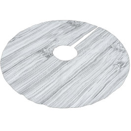 Coola grått bamboo-träavtryck julgransmatta borstad polyester