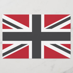 Coola Grått Red Union Jack British (UK) Flagga