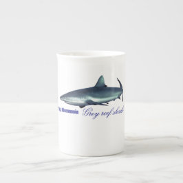 Coola Grått reef shark Benporslin Mugg
