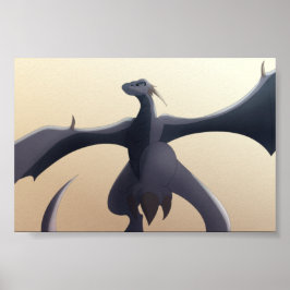 Coola Grått Wyvern Poster