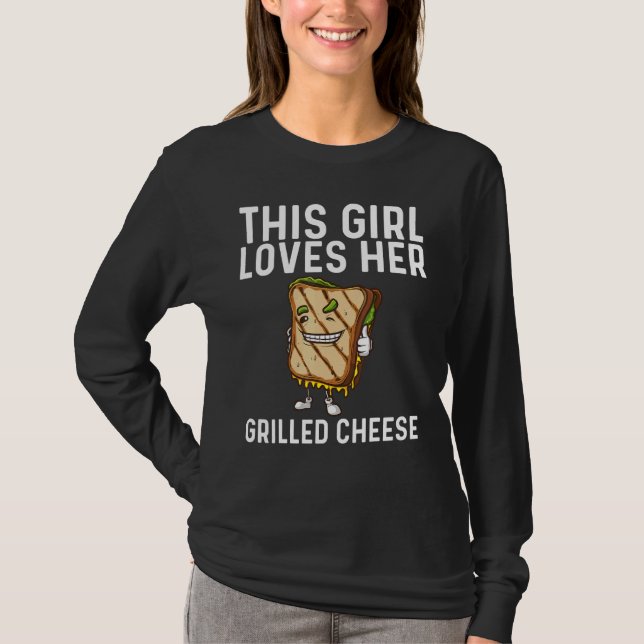 Coola Grillese Art for Girls Kids Sandwich Br T Shirt (Framsida)