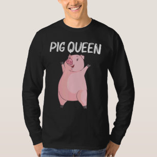 Coola Gris för kvinnor i Mamma Swine Boar Piggy Fa T Shirt