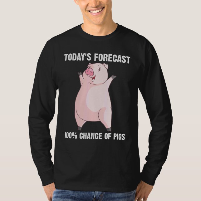 Coola Gris För manar kvinnor Swine Boar Piggy Farm T Shirt (Framsida)
