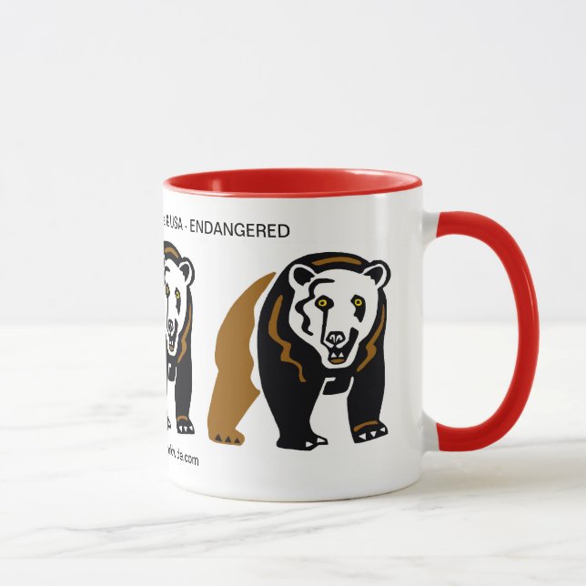 Coola GRIZZLY BEAR Conservation - Ecology - Mugg (Höger)