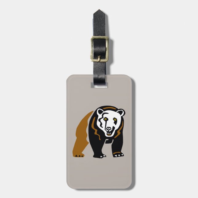 Coola - GRIZZLY Bear - Wildlife - Grått Bagagebricka (Vertikal Framsida)