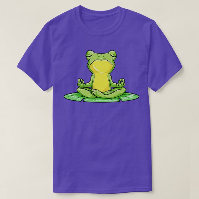 Coola groda gör Yoga T Shirt (Design framsida)