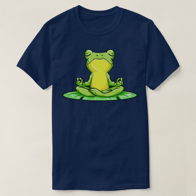 Coola groda gör Yoga T Shirt (Design framsida)