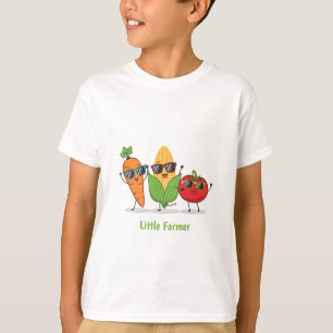 Coola grönsaksgänget - Rolig morot & vänner barn t Shirt