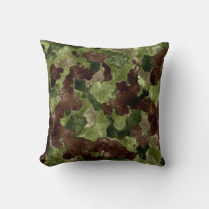 Coola Grönt Brown Camouflage Dekorativ kudde