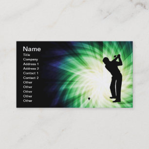 Coola Grönt Golf Visitkort