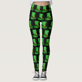 Coola Grönt Hats St.Patrick Day-Helgdag Leggings