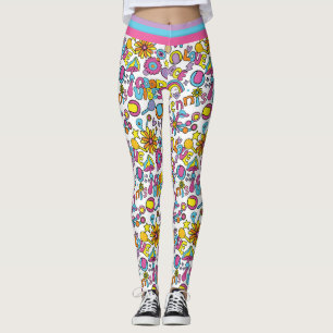 Coola 🎾 groovy pastel tennis leggings
