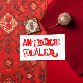 Coola Grunge Antique Dealer Visitkort