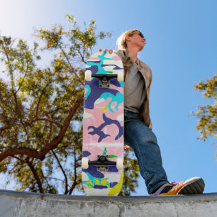 Coola Grunge Camo Mini Skateboard Bräda 18,5 Cm