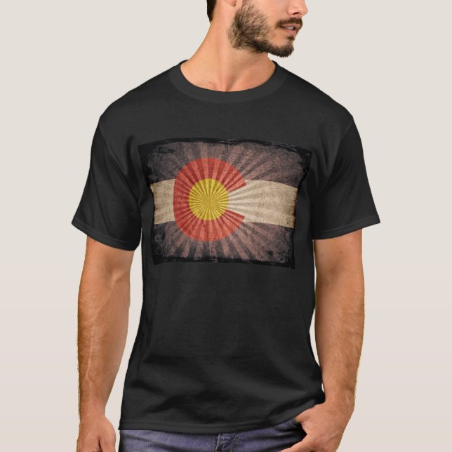 Coola Grunge Colorado Flagga Tee (Framsida)