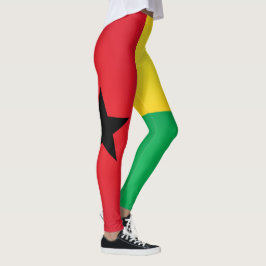 Coola Guinea Bissau Flagga Mode Leggings