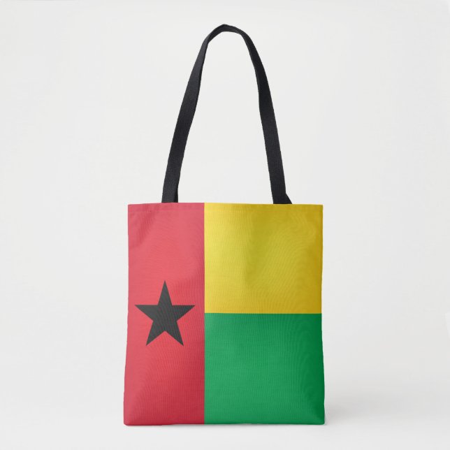 Coola Guinea-Bissau Flagga Mode Tygkasse (Framsida)
