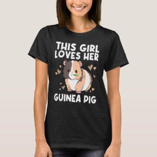 Coola Guinea Gris för flickor Kids Wheek Fluffy Ca T Shirt