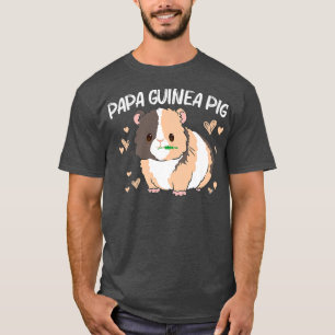 Coola Guineas För manar Pappa Wheek Fluffy Cavy Pe T Shirt