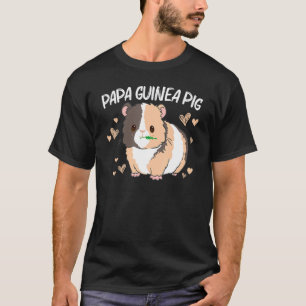 Coola Guineas För manar Pappa Wheek Fluffy Cavy Pe T Shirt