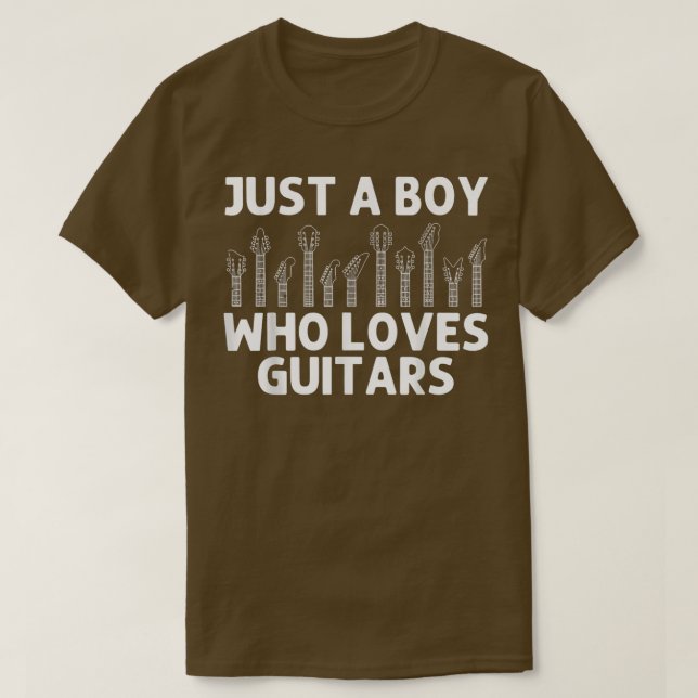 Coola Guitar for Boys Kids Acoustic Guitar Musicia T Shirt (Design framsida)
