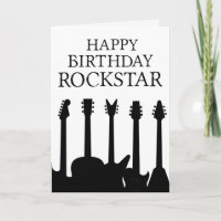 Coola Guitar Musician Rockstar Sten & Roll Birthda