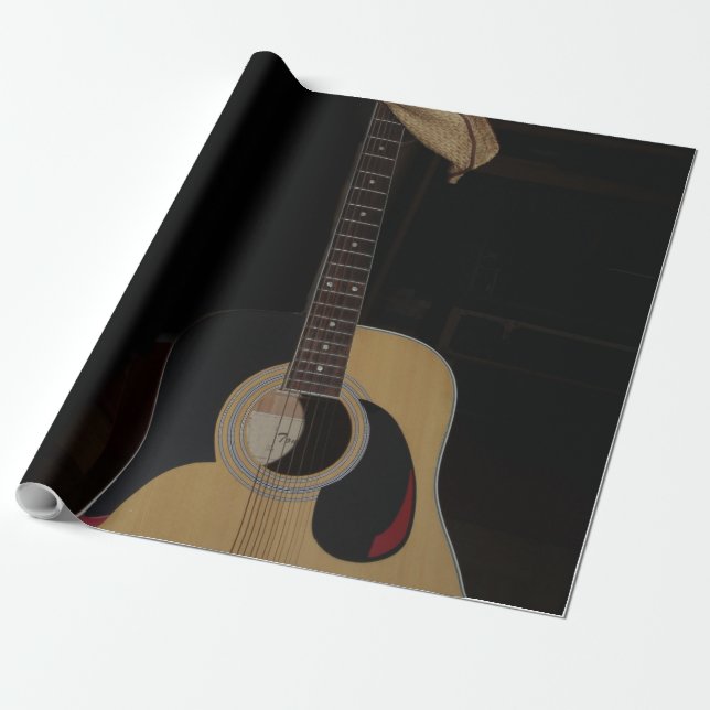 Coola Guitar Presentpapper (Utrullad)