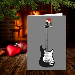 Coola Guitar Santa Kort