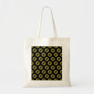 Coola Guld Vinyl Music Record Tote Bag Tygkasse