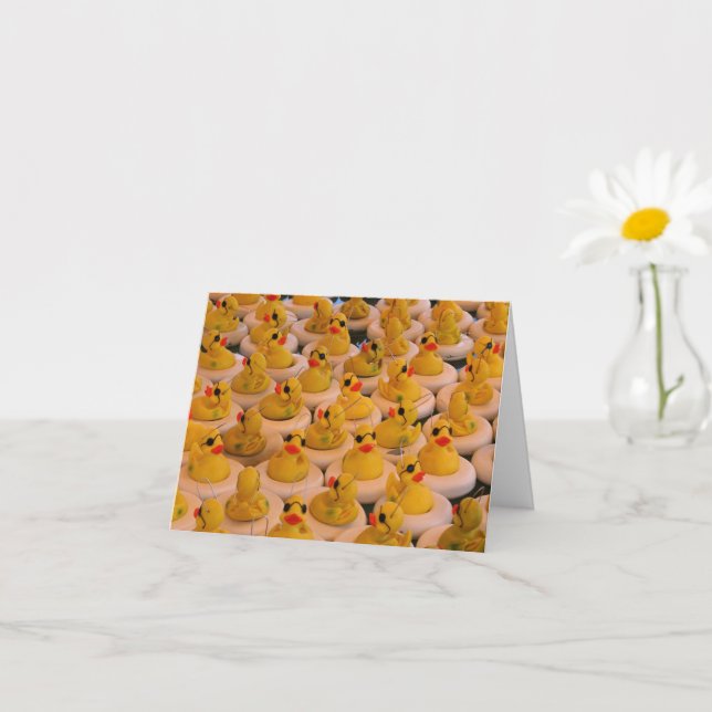 Coola Gult Rubber Ankor Note Kort (Liten växt)