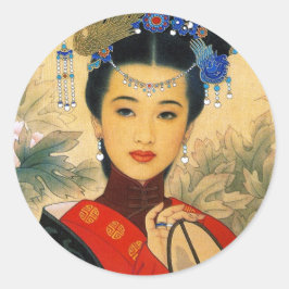 Coola: Guo Jin art. Runt Klistermärke