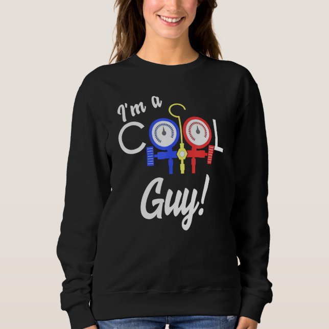 Coola Guy Luft-konditionerare Reparera AC Tech Hea T Shirt (Framsida)