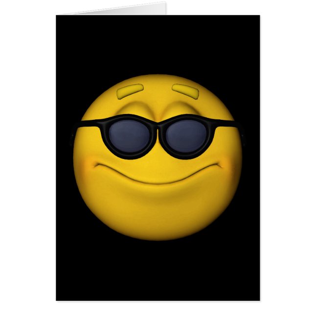 Coola Guy med solglasögon Hälsningskort (Framsidan)