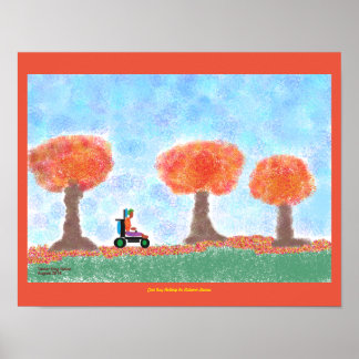 Coola Guy Rolling i vänsterförhandsgranskning höst Poster