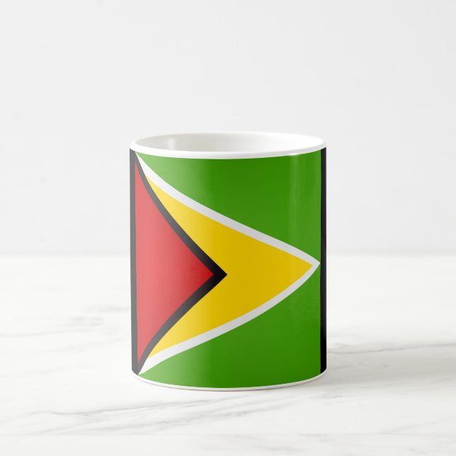 Coola Guyana Flagga Kaffemugg (Center)
