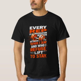 Coola gym-citat t shirt