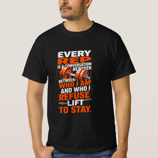 Coola gym-citat  t shirt (Framsida)