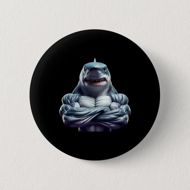 Coola Gym för hak Flexing Fläkt Älskare Bodybuildi Knapp (Framsida)