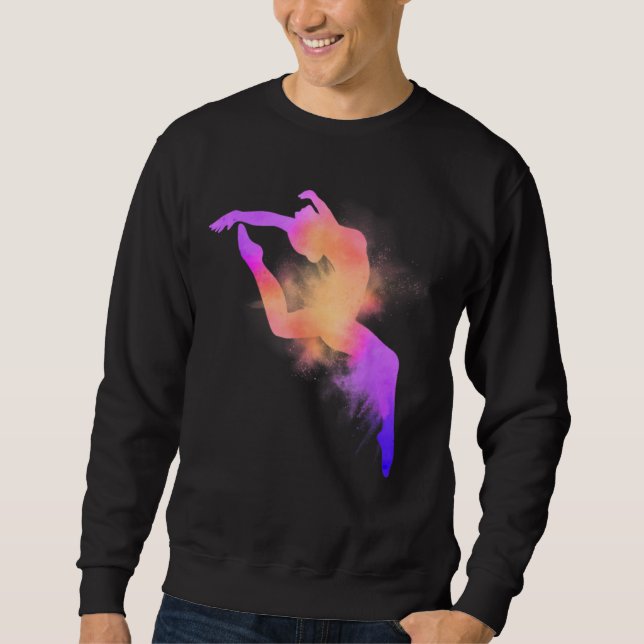 Coola Gymnastics for Women Girls Gymnast Coach Dan Lång Ärmad Tröja (Framsida)