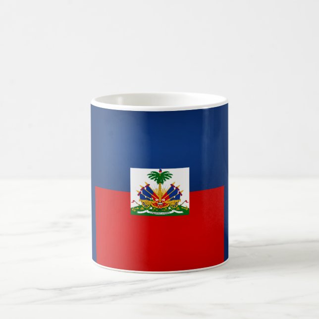 Coola Haitian Flagga Kaffemugg (Center)