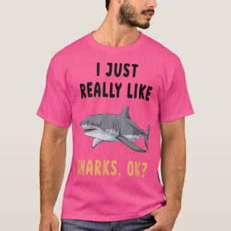 Coola, haj, roliga meningar, haj, haj t shirt